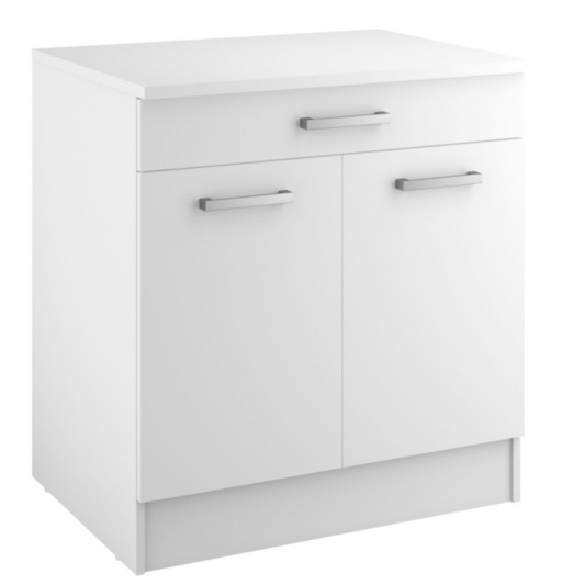 Meuble Bas De Cuisine 70 Cm 2 Portes 1 Tiroir SoukArts